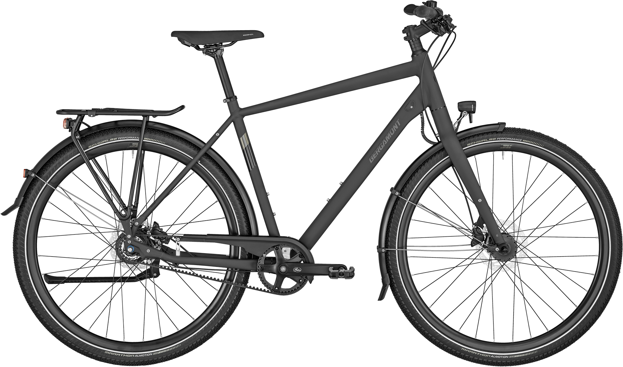 Bergamont Vitess N8 Belt Gent 2024 Sort