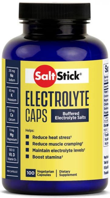 Tilbehør - Energiprodukter - SaltStick Kapsler Elektrolyter 100 stk.