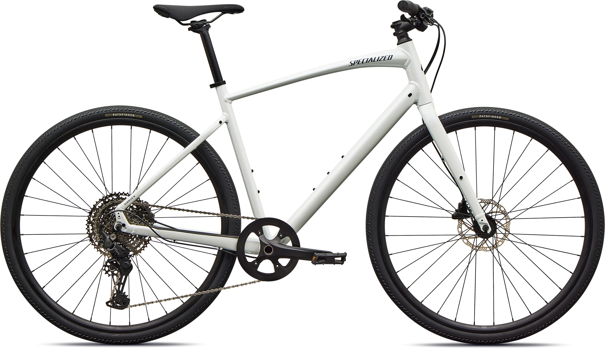 Specialized Sirrus X 3.0 2027 - Gloss Metallic White Silver / Metallic