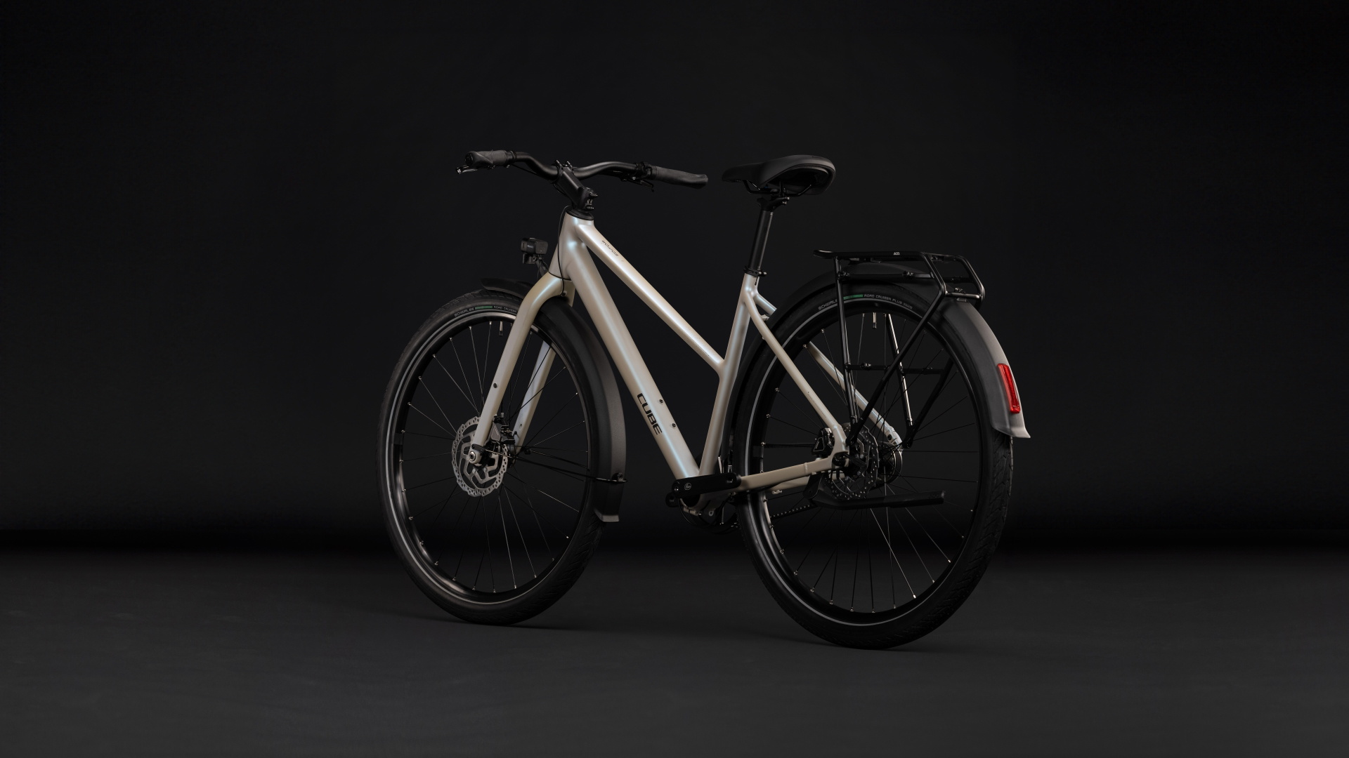 Cykler - Damecykler - Cube Editor ONE FE (Fully Equipped) Trapeze Dame 2027 - Glintsand´n´Black