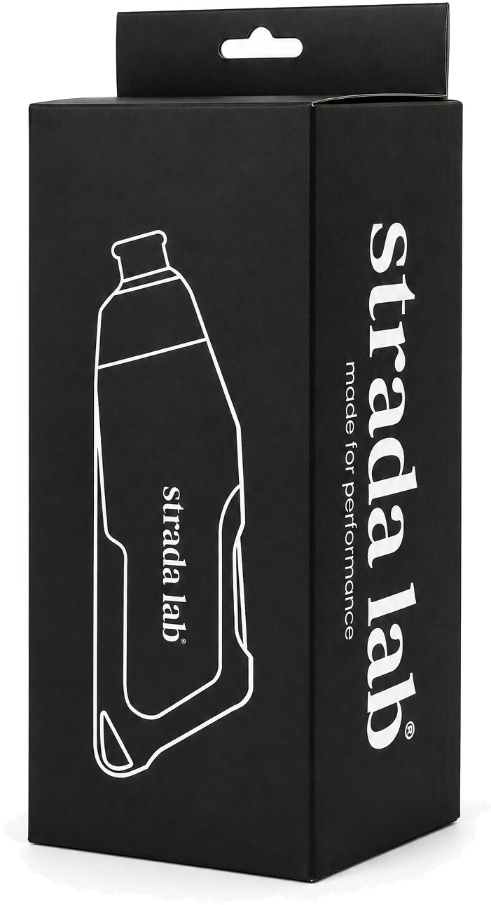 Tilbehør - Flaskeholdere - Strada Lab Aero Drikkedunk 600ml m. Flaskeholder - Sort