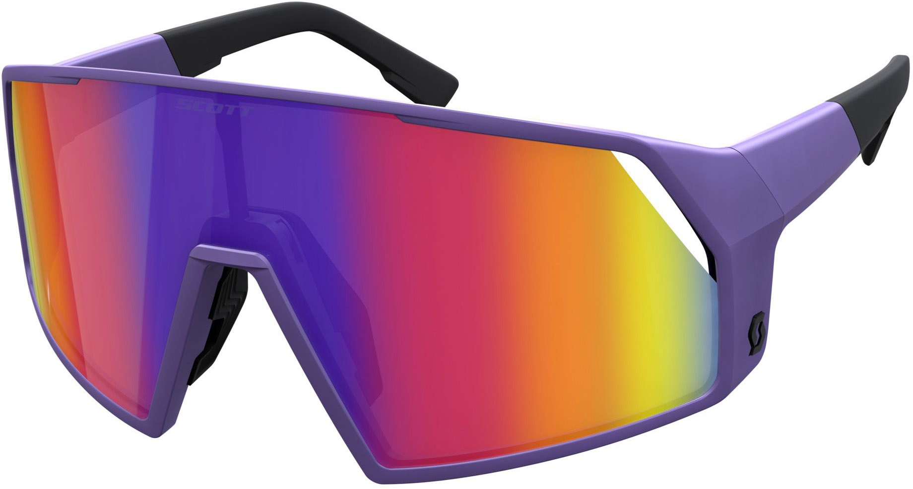 Billede af Scott Pro Shield Cykelbrille - Ultra Purple / Teal Chrome