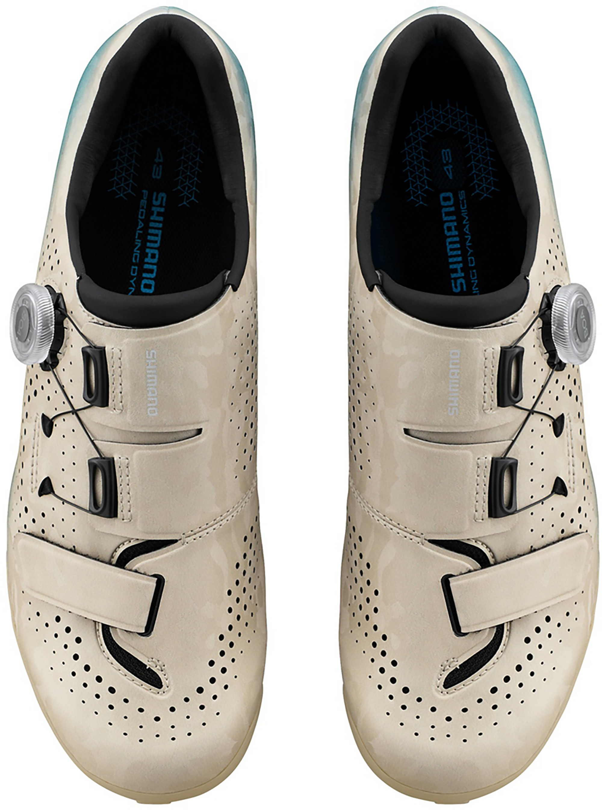 Beklædning - Cykelsko - Shimano RX600 SPD Gravel Sko - Beige Blue