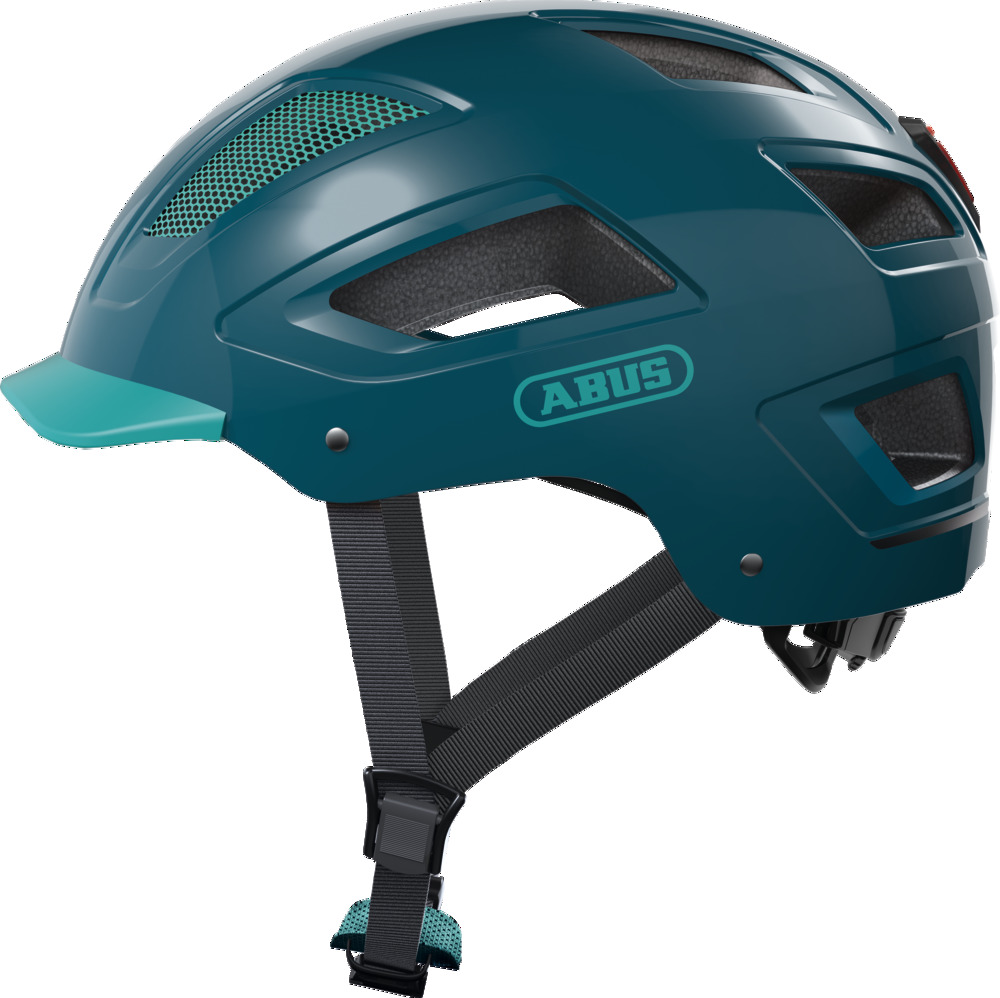 ABUS Abus Hyban 2.0 m. LED - Grøn Beklædning > Cykelhjelme