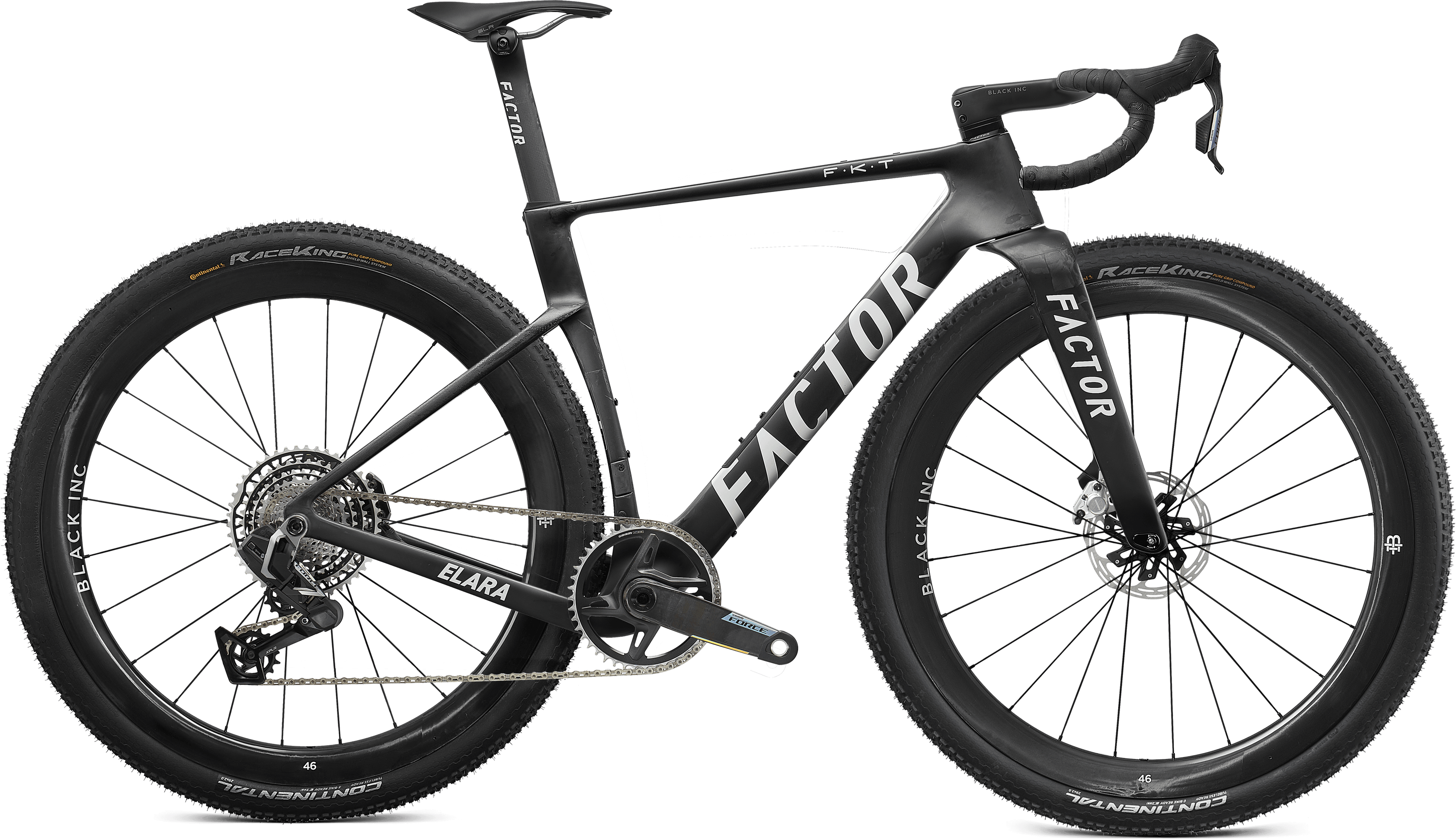 Factor ELARA GRAVEL SRAM FORCE XPLR Black Inc 46 2026 - Matte Carbon