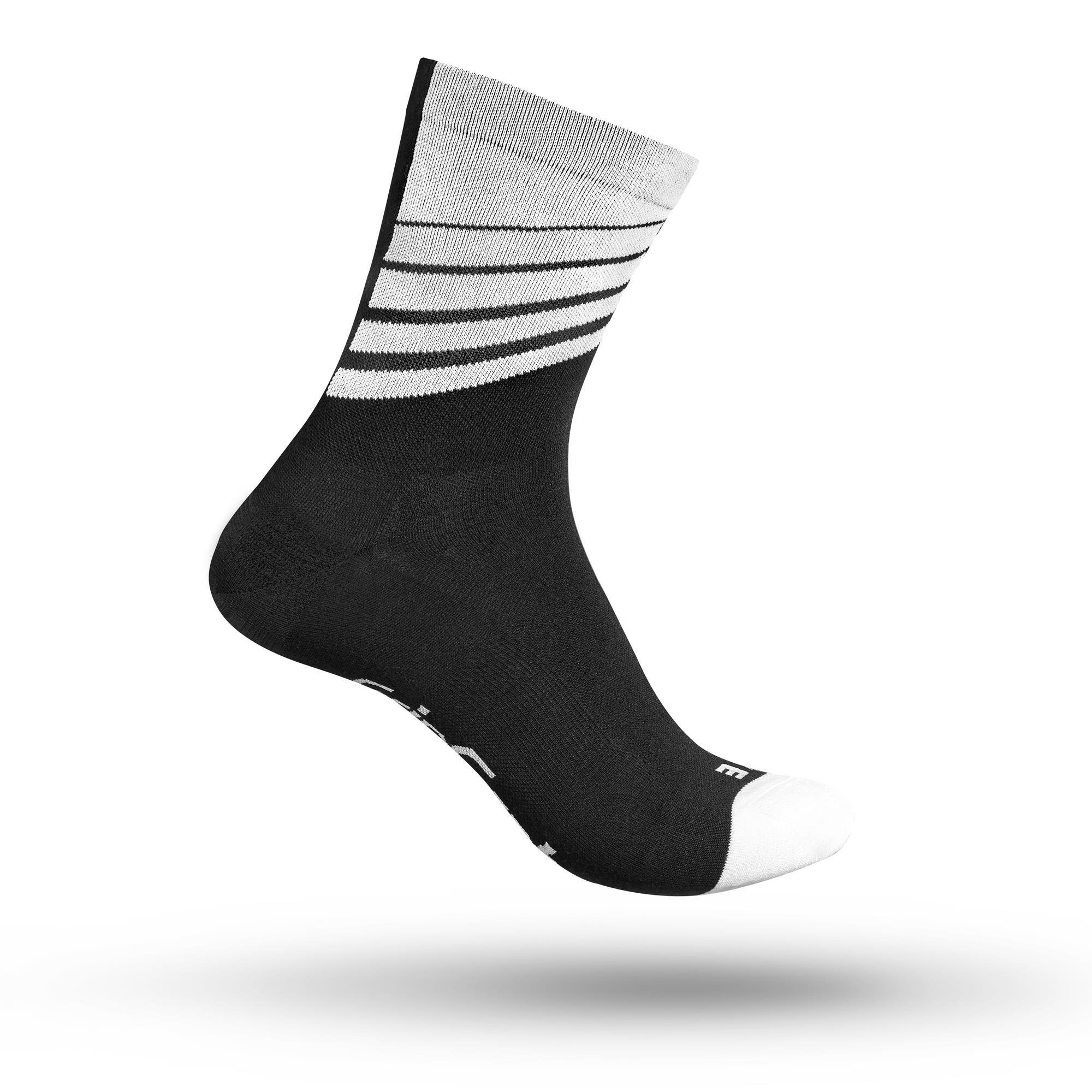 Beklædning - Skoovertræk - GripGrab Racing Stripes Sokker - Sort