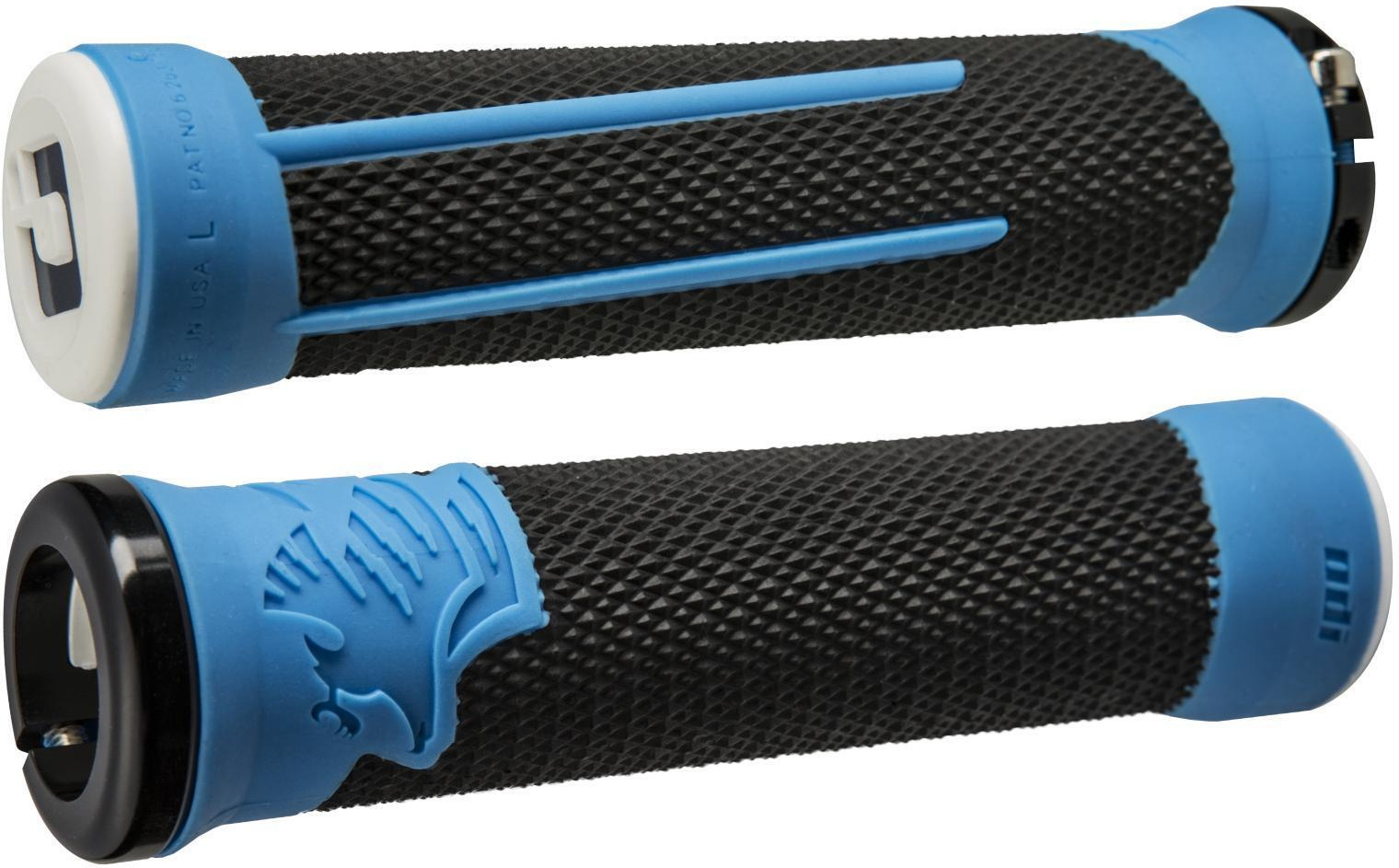 ODI AG2 Signature Lock-On 2.1 MTB Greb 135mm - Black-Blue