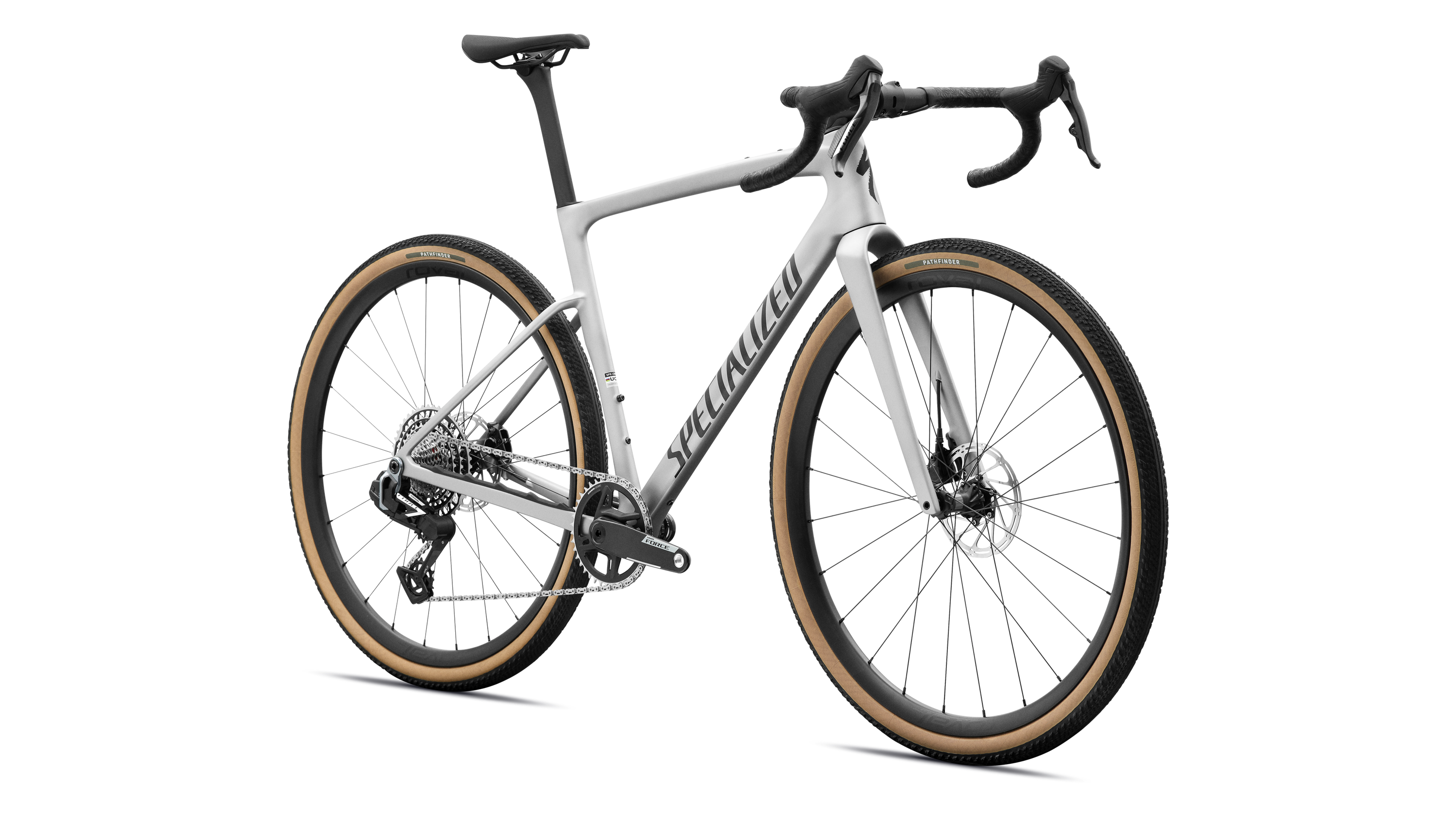 Cykler - Gravel cykler - Specialized Crux 5 Expert SRAM Force XPLR 2027 - Shadow Silver/Obsidian Metallic