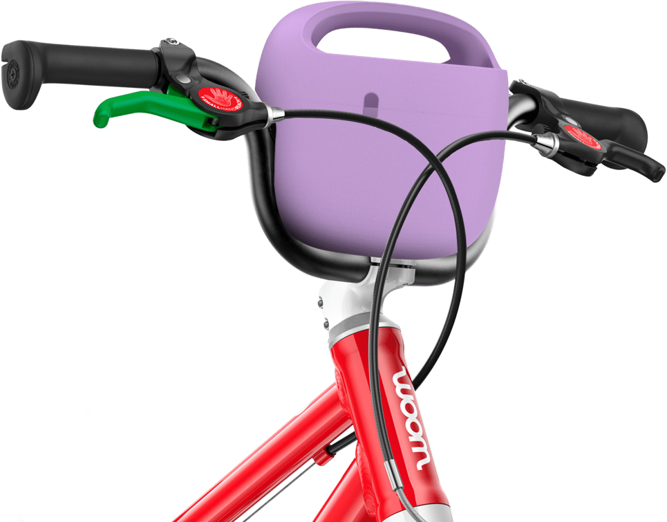 Woom POP Børnecykelkurv - Wild Violet