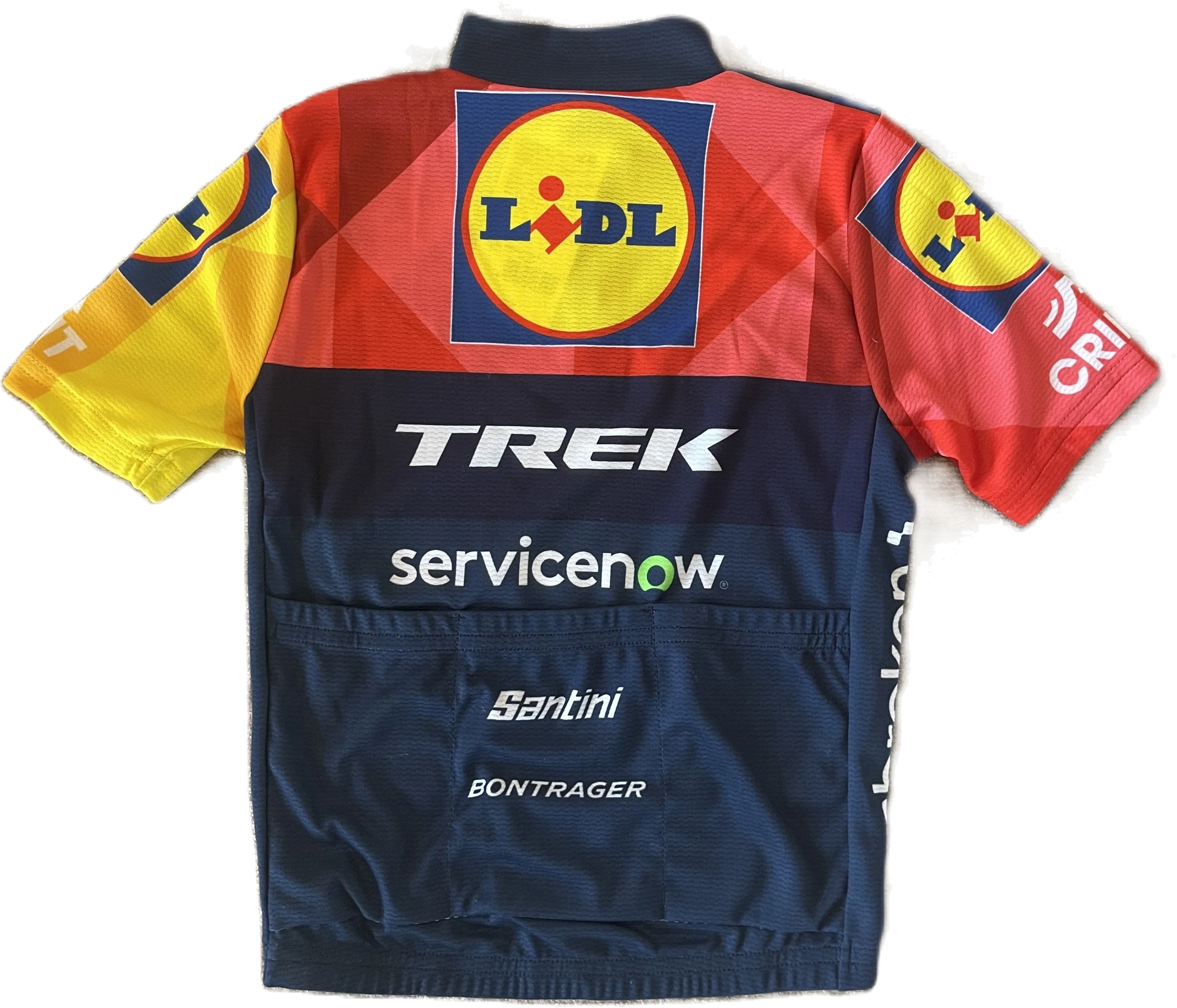 Beklædning - Cykeltrøjer - Santini LIDL-TREK 2026 Team Replica Børnetrøje
