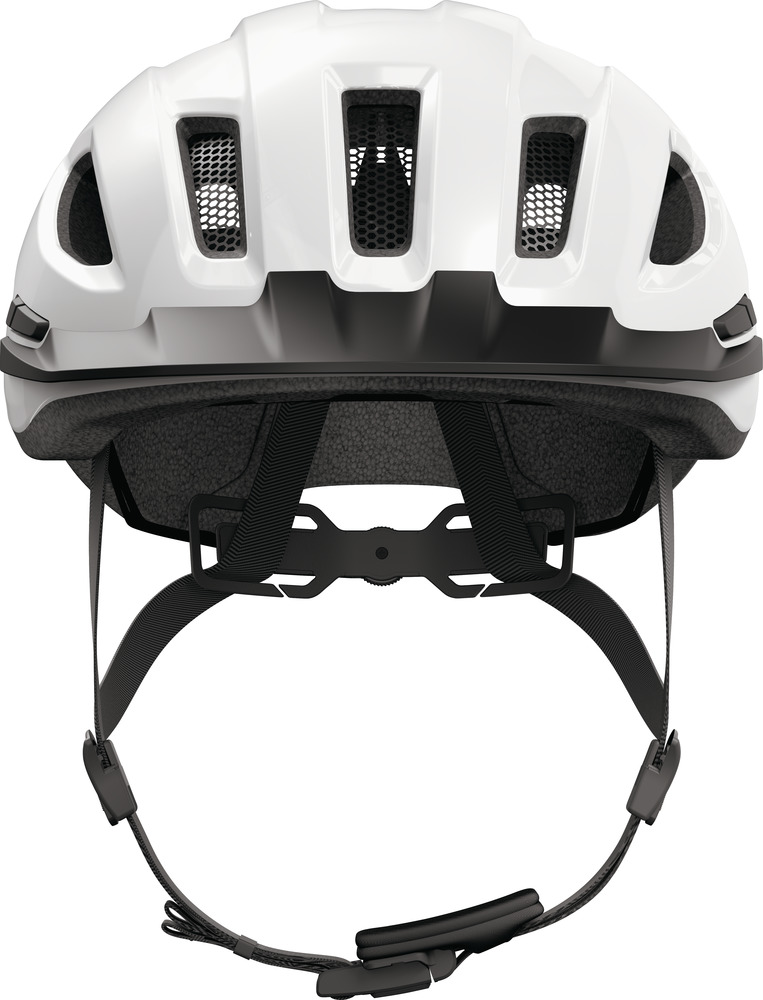 Beklædning - Cykelhjelme - Abus Hjelm Urban-I 4.0 m. LED - Shiny White