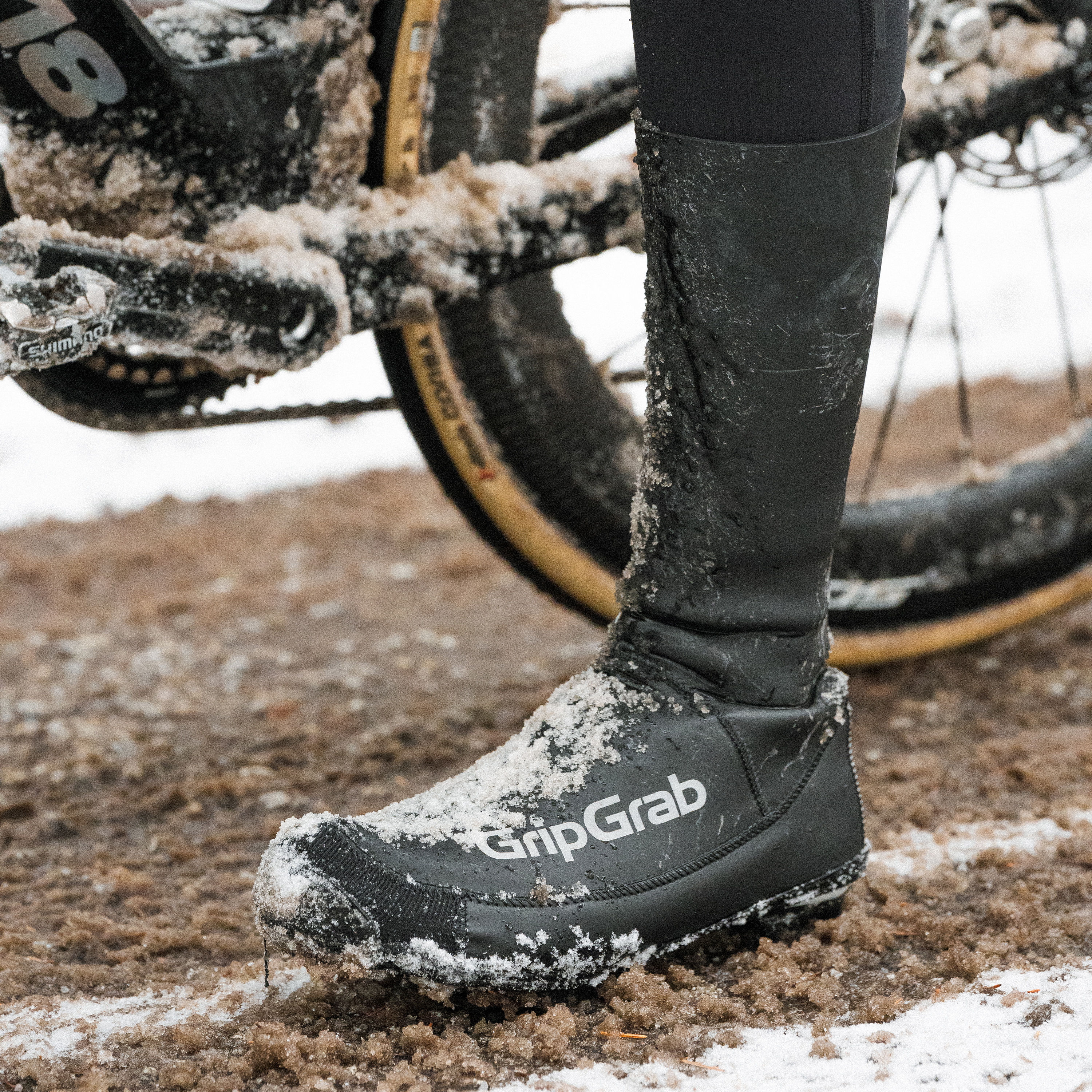 Beklædning - Skoovertræk - GripGrab AquaShield Vandtæt Winter Skoovertræk - Black