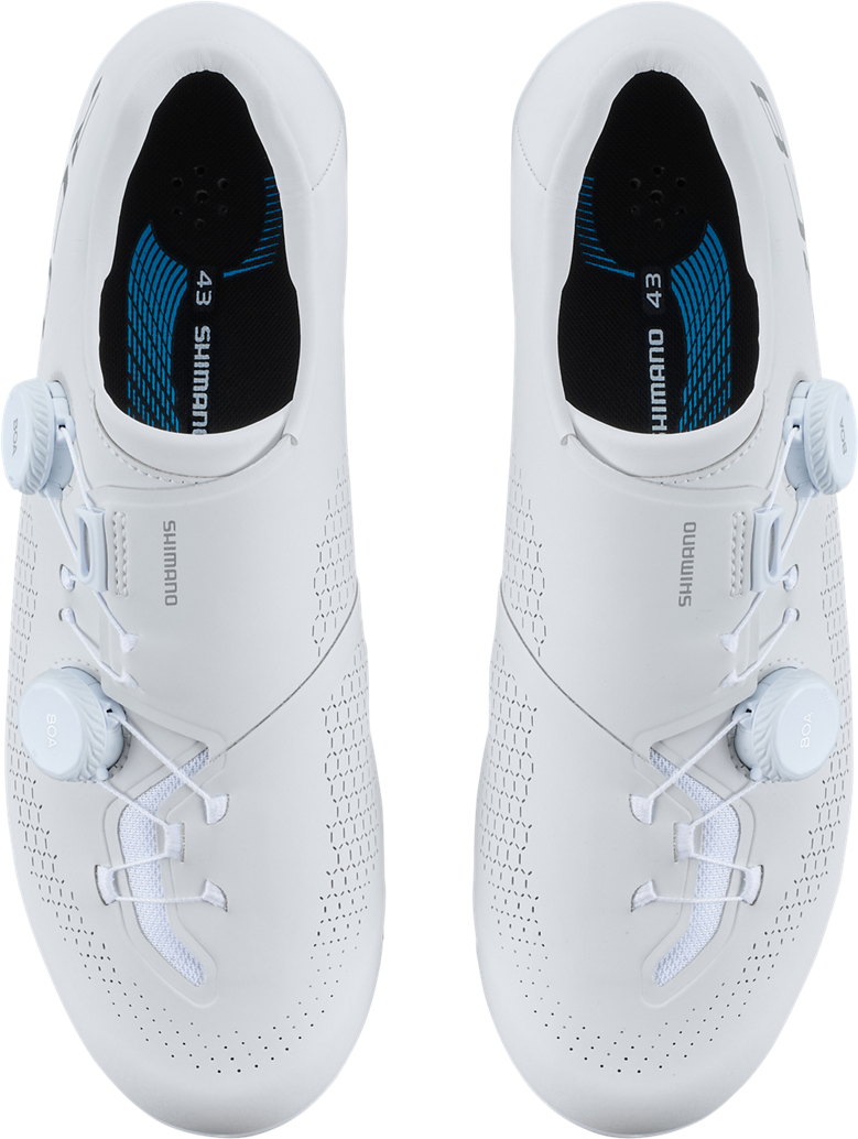 Beklædning - Cykelsko - Shimano RC810 SPD-SLR Race Sko Wide (Bred) - White