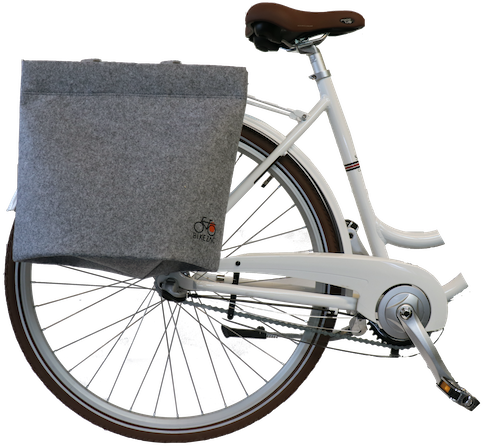 Tilbehør - Cykeltasker - Bikezac taske filt - Grå