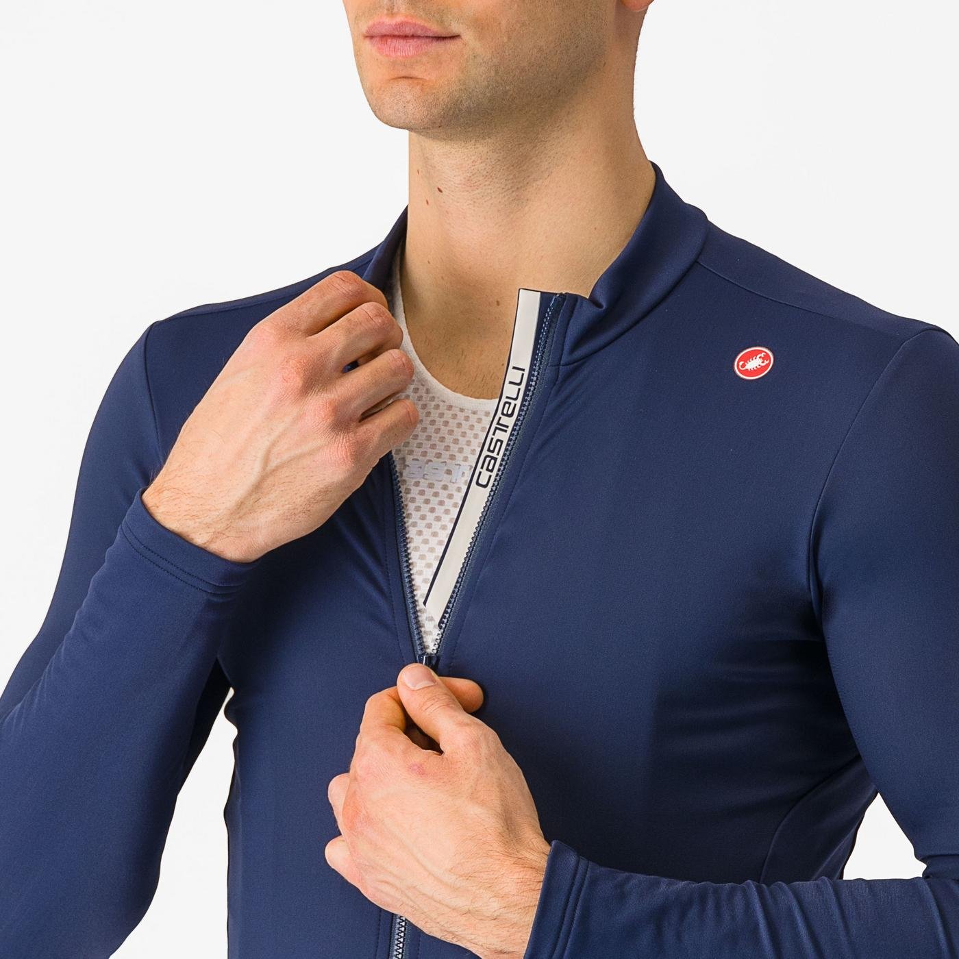 Beklædning - Cykeltrøjer - Castelli ESPRESSO THERMAL JERSEY - Blå