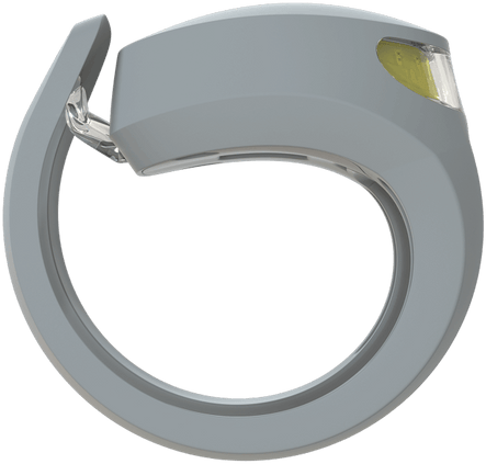 Tilbehør - Cykellygter - Knog Frog V3 Front Forlygte - Grå