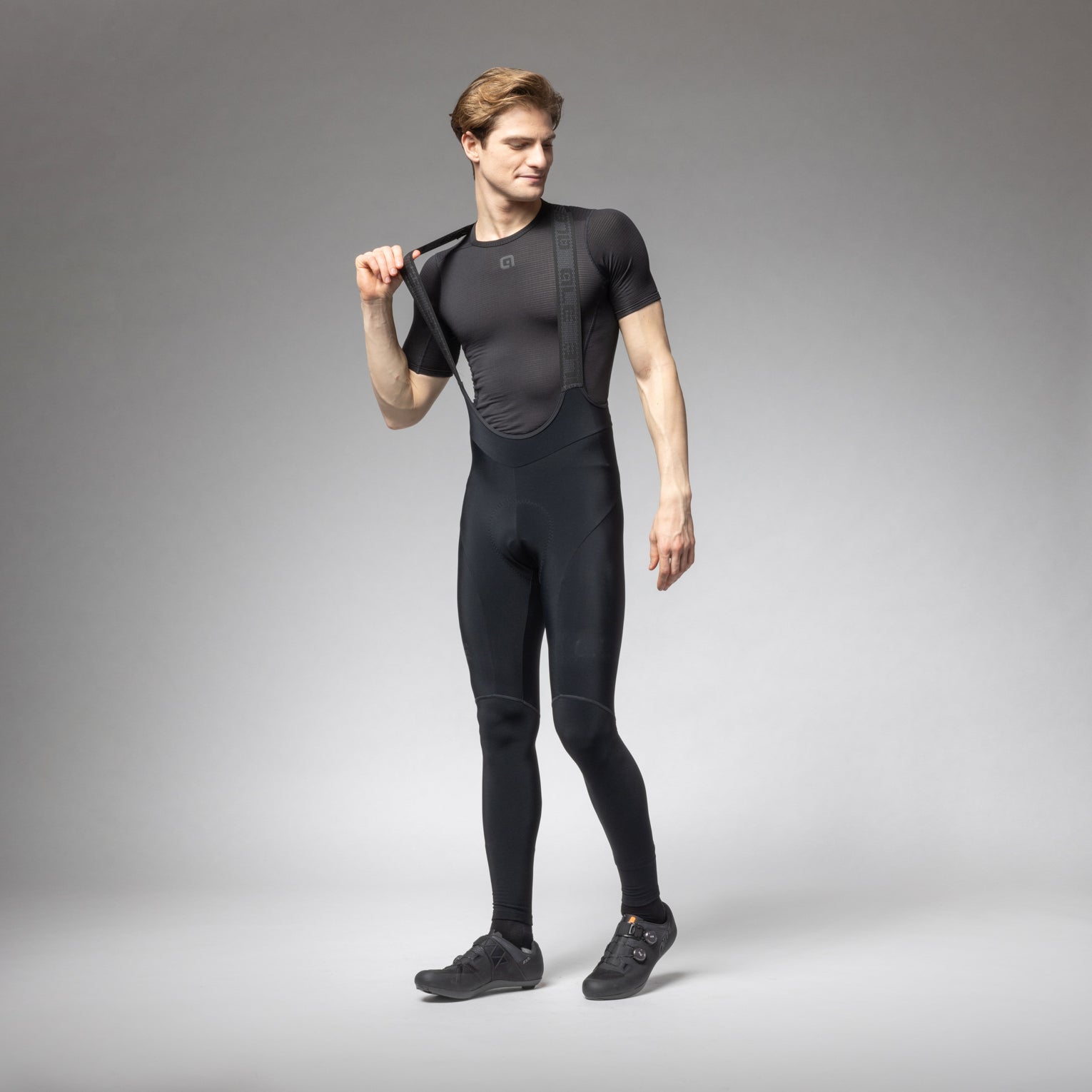 Beklædning - Cykelbukser - Alé WINTER 2.0 CALZAMAGLIA CB Bibtights - Nero/Black