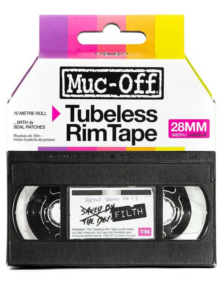 Se Muc-Off Rim Tubeless Tape 28 mm - 50 meter hos Cykelexperten.dk