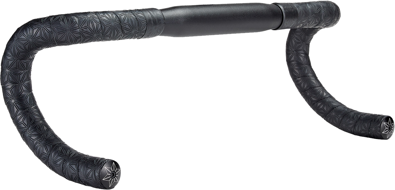Tilbehør - Styrbånd - Supacaz Super Sticky Kush Classic Styrbånd - Black/Ano Black