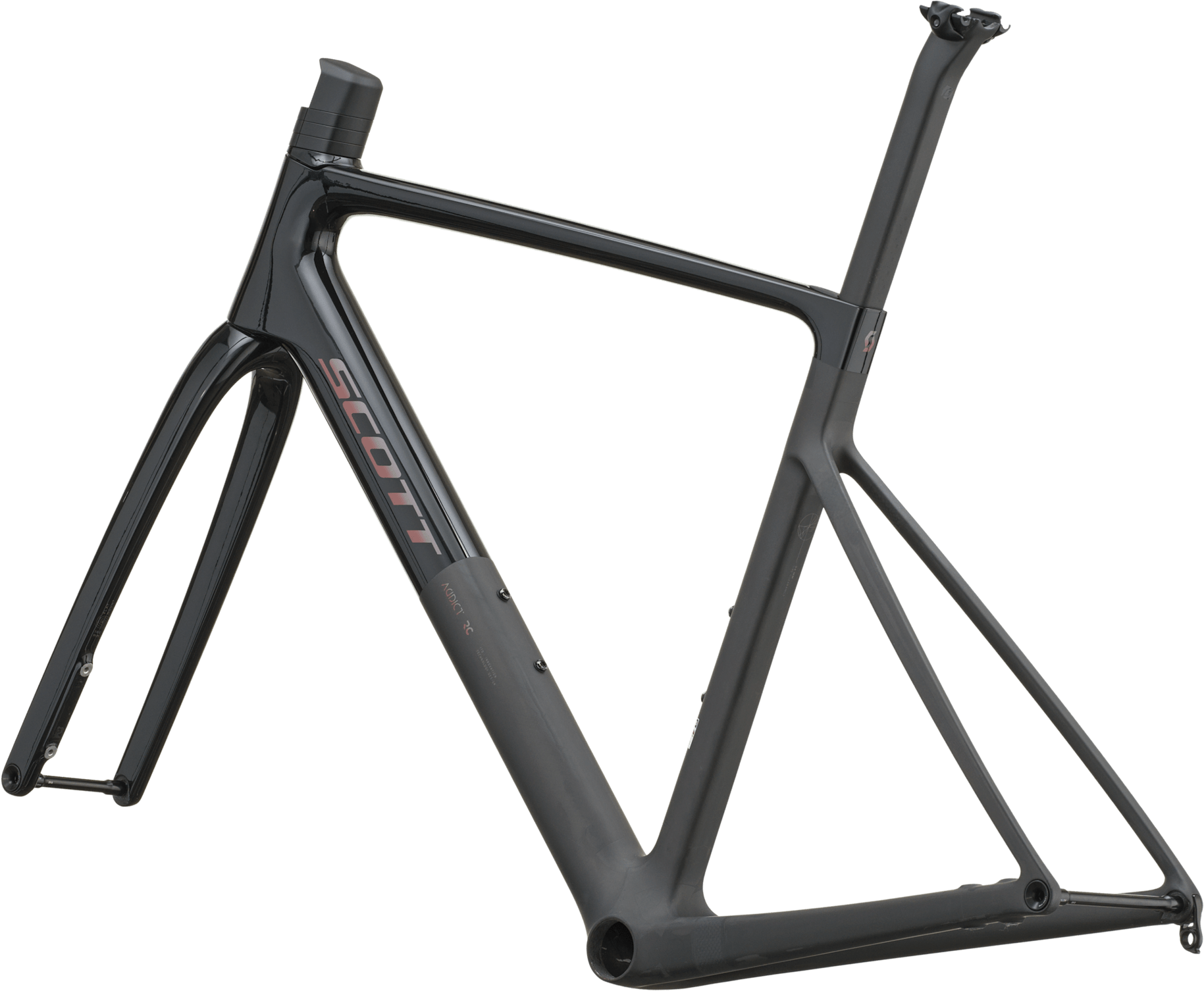 Cykler - Racercykler - Scott Frame set Addict RC Ultimate 2027 - Piano Black