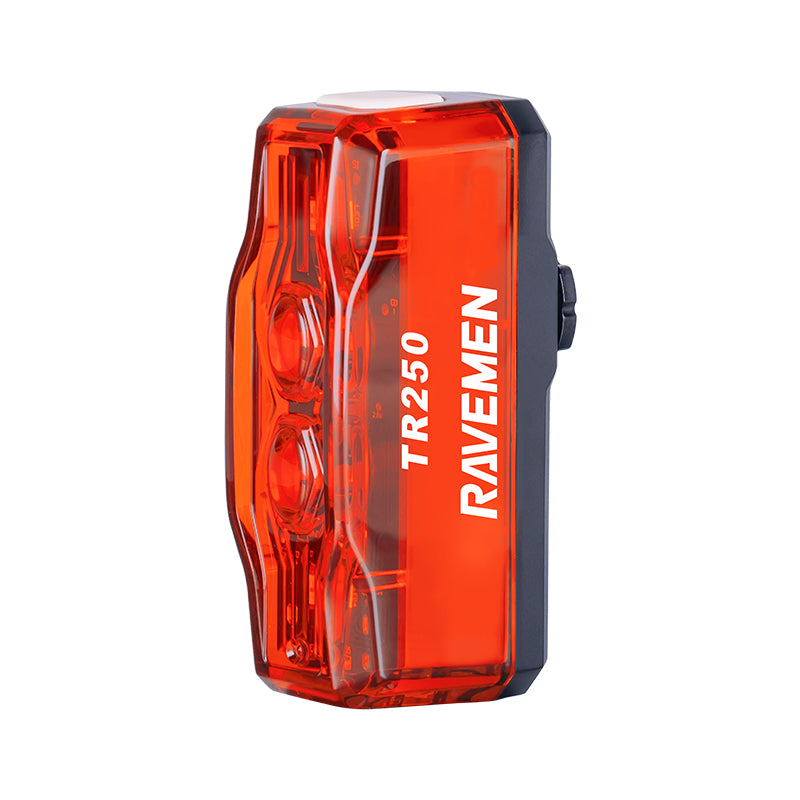 Tilbehør - Cykellygter - Ravemen TR250 Baglygte m. bremselys  - 250 Lumen