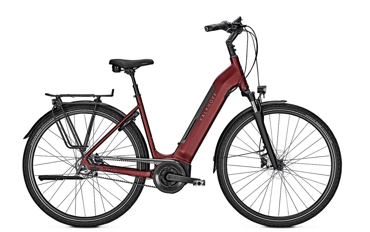 Cykler - Elcykler - Kalkhoff IMAGE 3.B EXCITE 500wh Dame - Rød