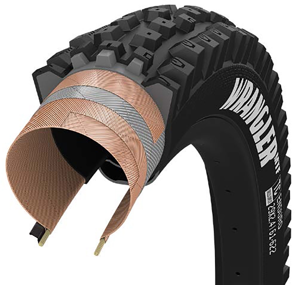 Goodyear WRANGLER MTF 29x2.40 (Fordæk) - Sort