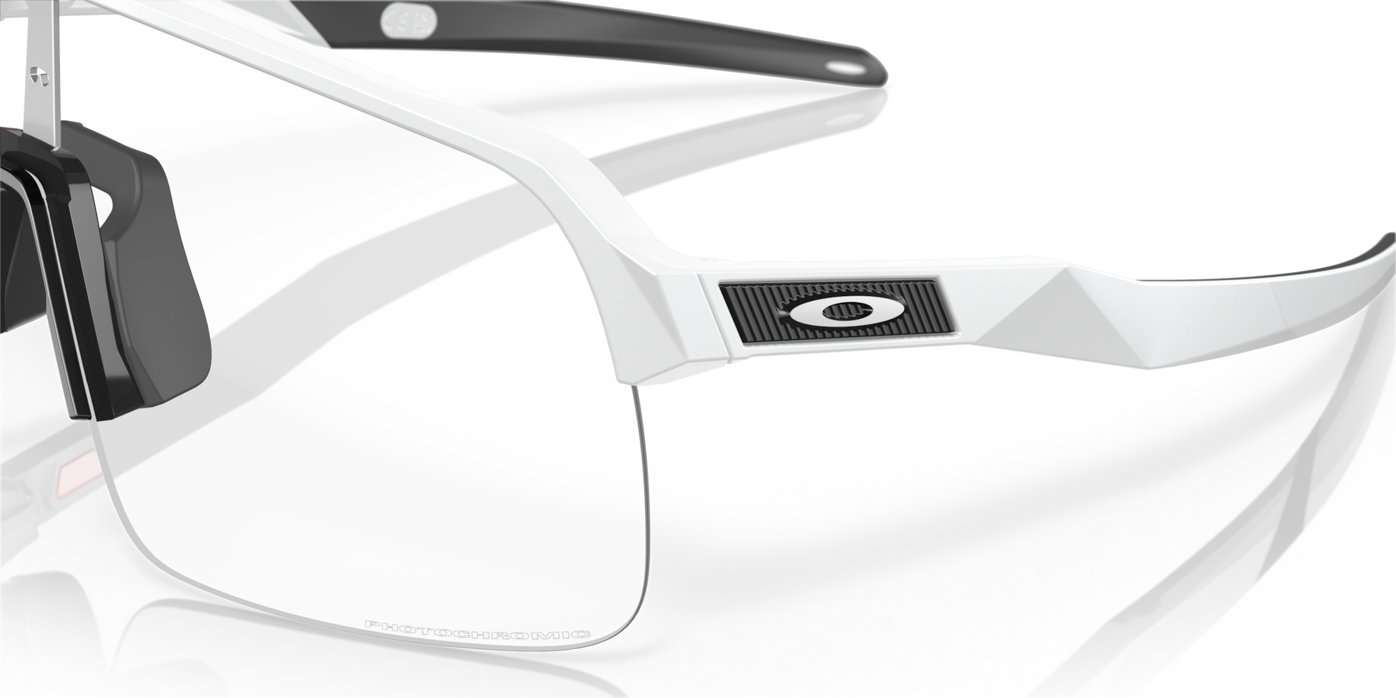 Beklædning - Cykelbriller - Oakley SUTRO LITE - Clear To Black Iridium Photochromic Lenses - Matte White Frame