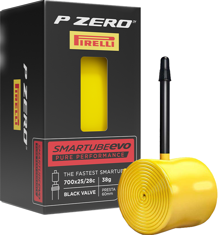 Se Pirelli SmarTUBE EVO P ZERO - Slange 700x25/28c - 80 mm FV Ventil hos Cykelexperten.dk