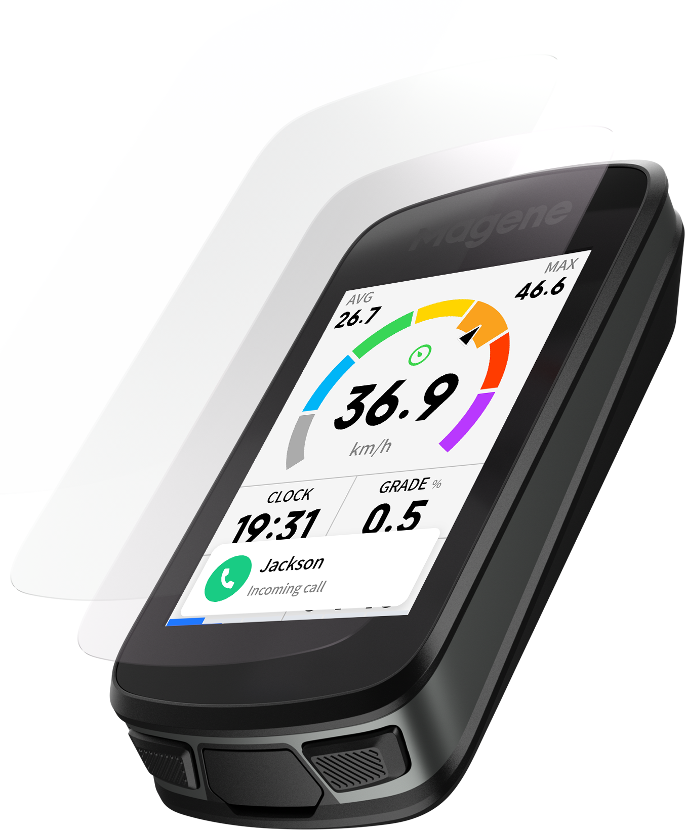 Tilbehør - Cykelcomputer & GPS - Magene C606 Pro GPS Cykelcomputer