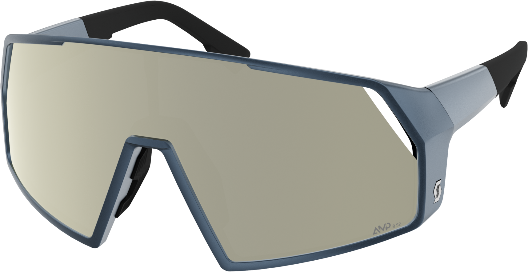 SCOTT Pro Shield - Cykelbriller - Blå/AMP White Chrome