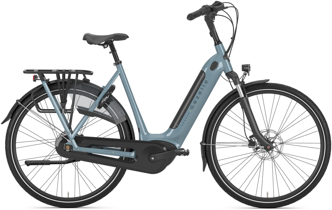 Gazelle Grenoble C7+ HMB Dame 2024 – Blå