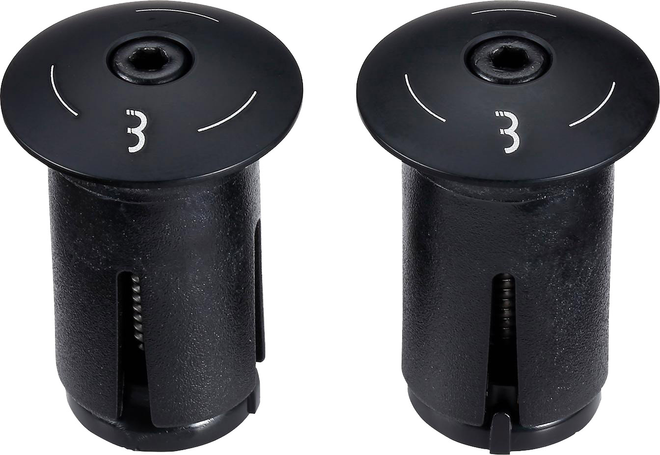 BBB ScrewOn Styrpropper Alu 18-22mm - Sort (2 stk.)