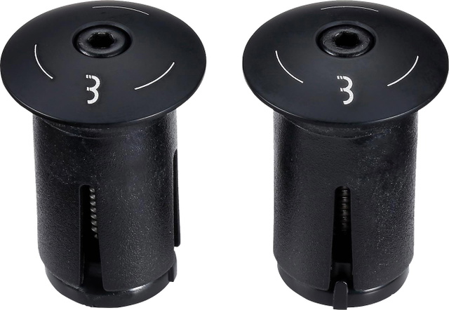 BBB ScrewOn Styrpropper Alu 18-22mm - Sort (2 stk.)