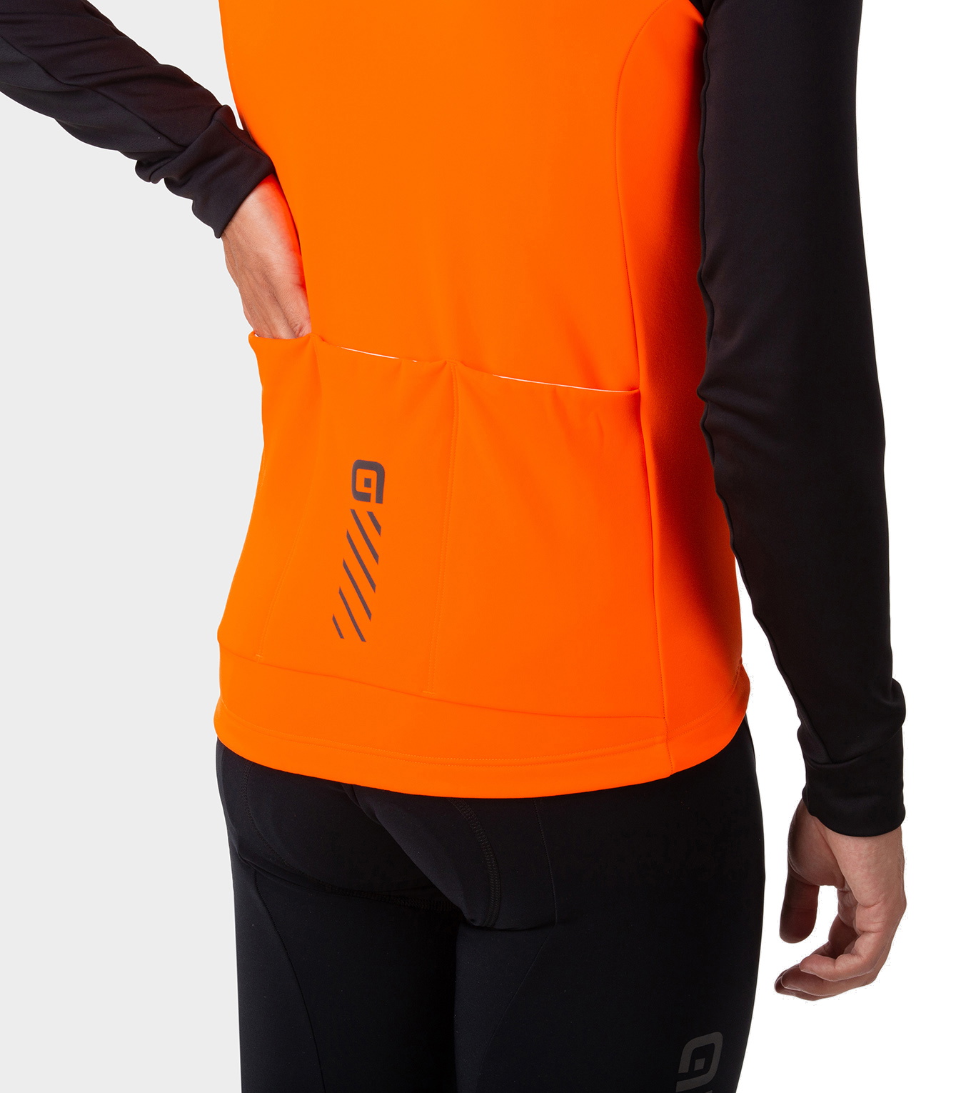 Beklædning - Cykeltrøjer - Alé Solid Fondo 2.0 Herre Langærmet Jersey - Orange