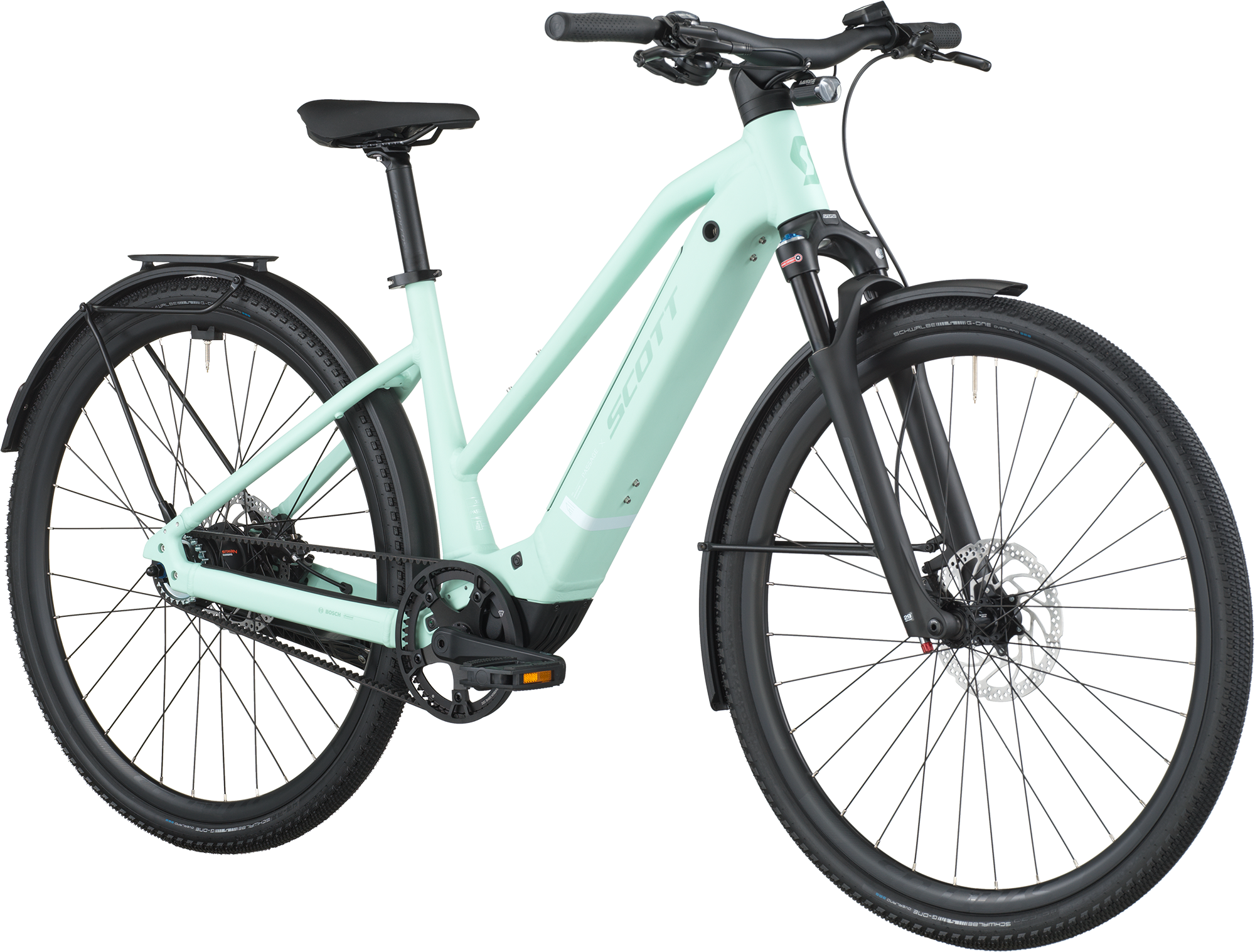 Cykler - Elcykler - Scott Passage eRIDE 10 Belt Slope 2026 - Mint Green