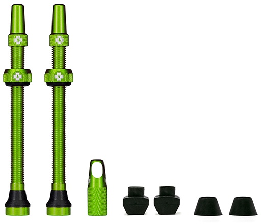 Reservedele - Tubeless - Muc-Off Tubeless Valve / Ventil Kit - 80 mm - Green