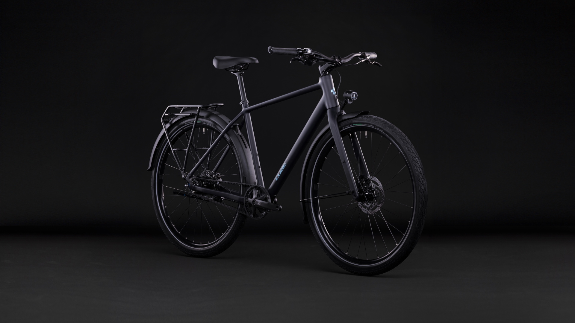 Cykler - Herrecykler - Cube Editor Pro FE (Fully Equipped) Herre 2027 - Night´n´Chrome