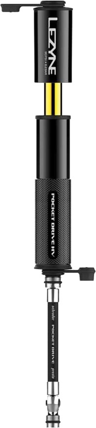 Tilbehør - Cykelpumper - Lezyne Pocket Drive HV Håndpumpe 6.2bar/90psi - Sort