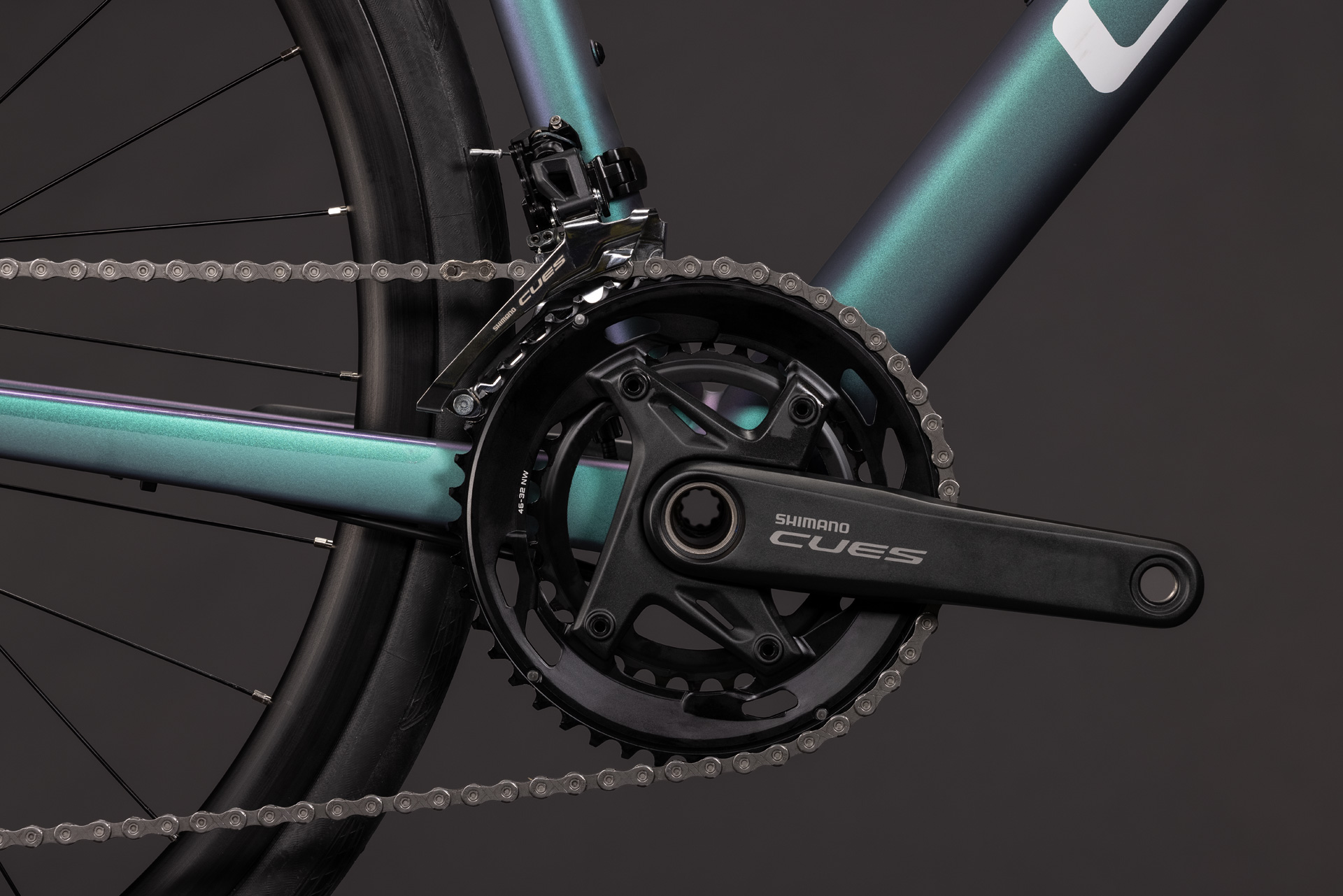 Cykler - Racercykler - Cube Attain Race 2027 - Smaragdgrey´n´White
