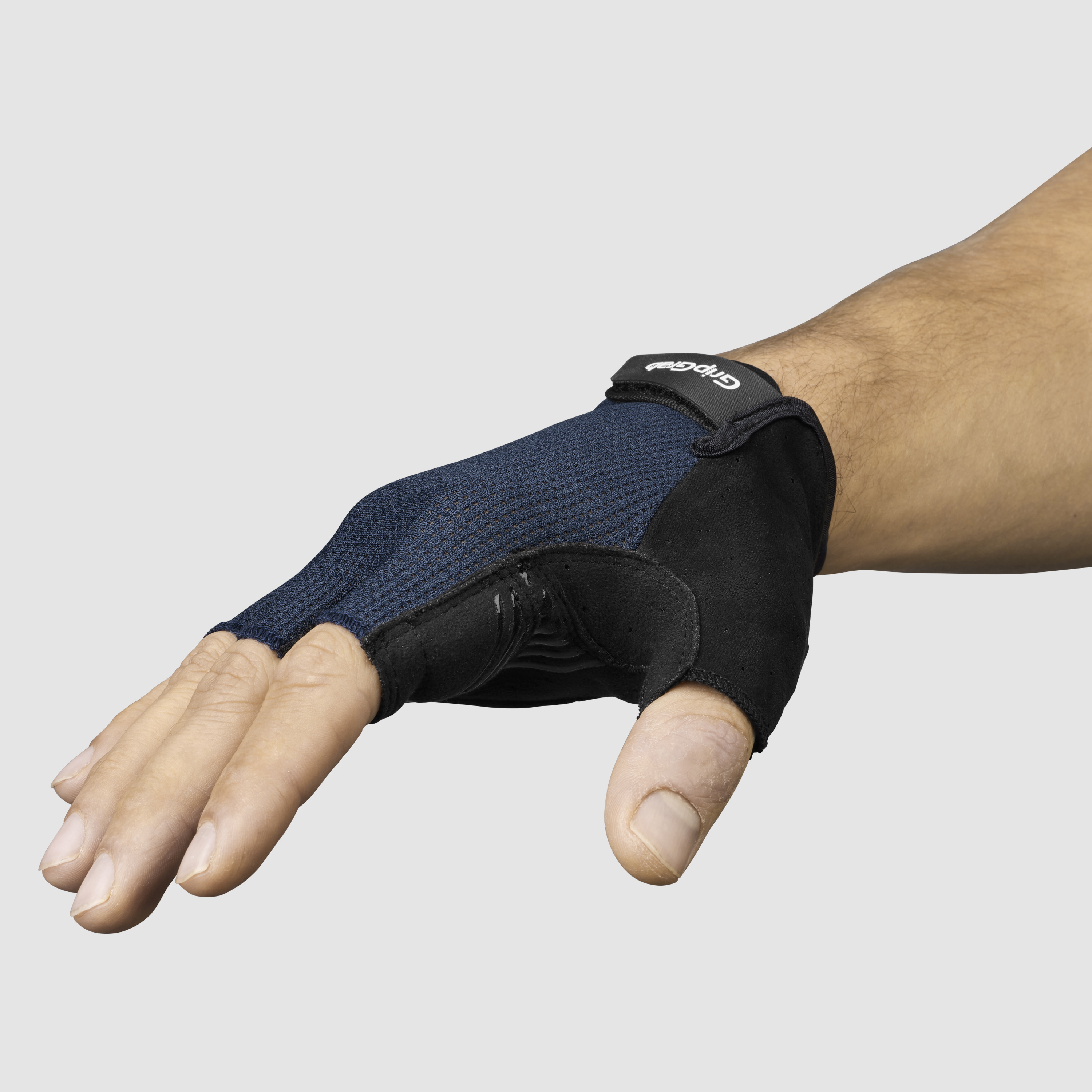 Beklædning - Cykelhandsker - GripGrab EXPLR Polstret Kortfingret Sommerhandsker - Navy Blue