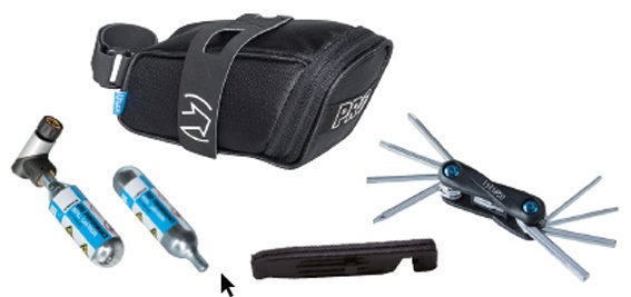 Tilbehør - Værktøj - PRO Bikegear Kombipakke Co2 pumpe, Taske, Co2 og værktøj