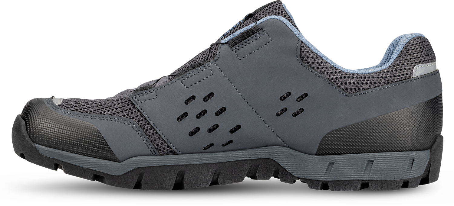 Beklædning - Cykelsko - Scott All Mountain Crus-r SPD Dame Sko - Grey/Light Blue