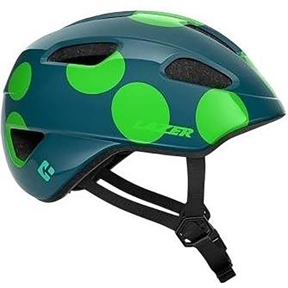 Lazer Nutz Kineticore cykelhjelm - Green Dots