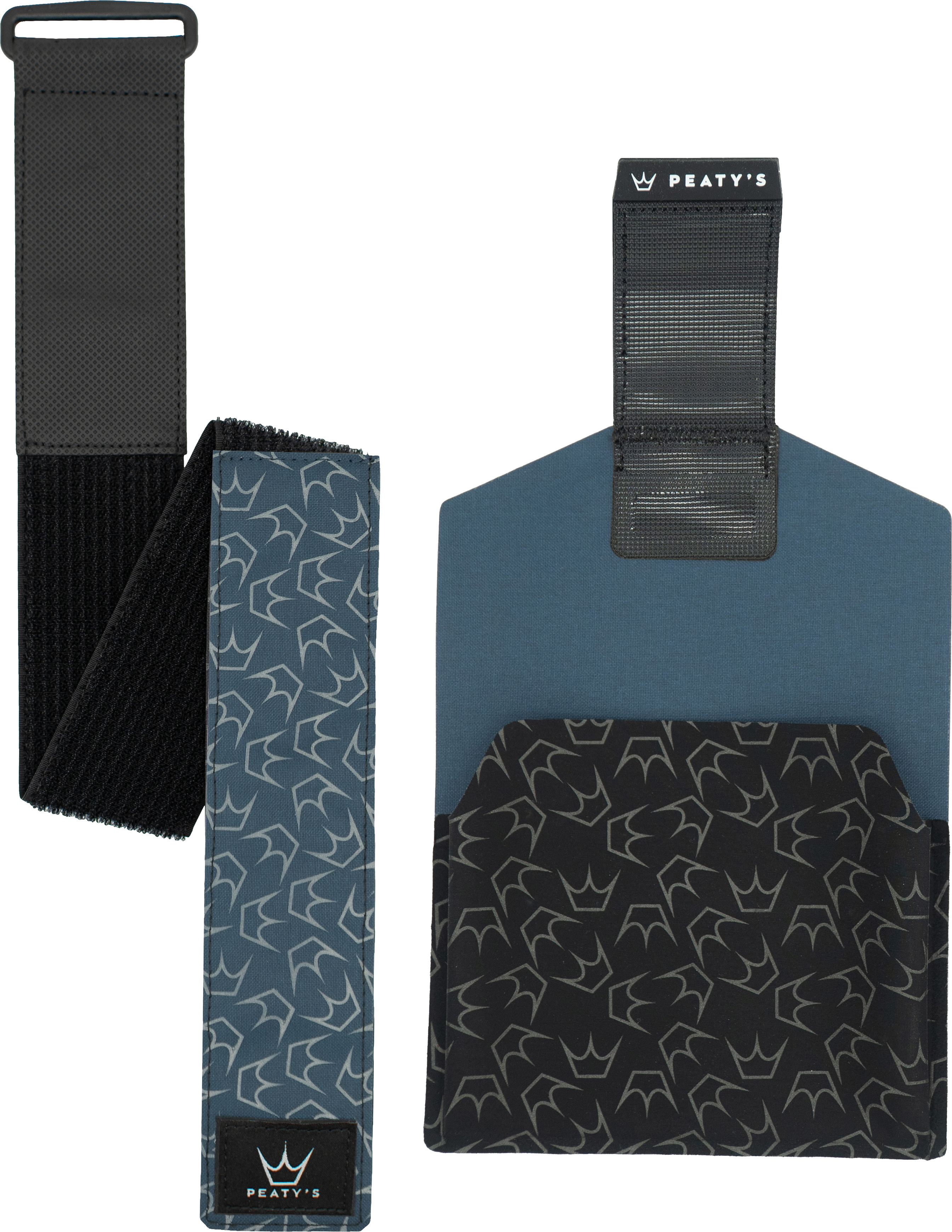 Tilbehør - Sadeltasker - Peaty's HoldFast Trail Tool Wrap - Ocean Blue