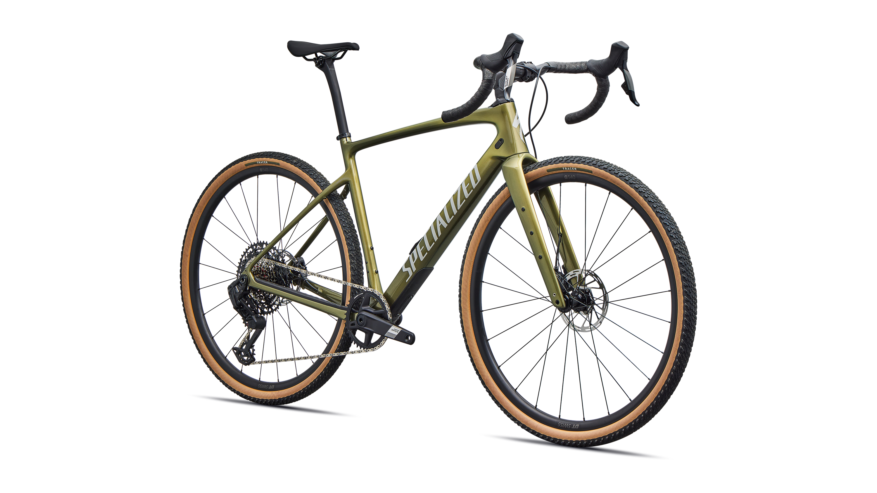 Cykler - Gravel cykler - Specialized Diverge 4 Comp Carbon 2026 - Laurel Green Metallic/Dolomite Metallic