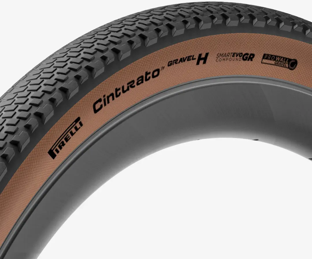 Reservedele - Cykeldæk - Pirelli Cinturato Gravel H High Perf. TLR Classic 700x40c - Brun
