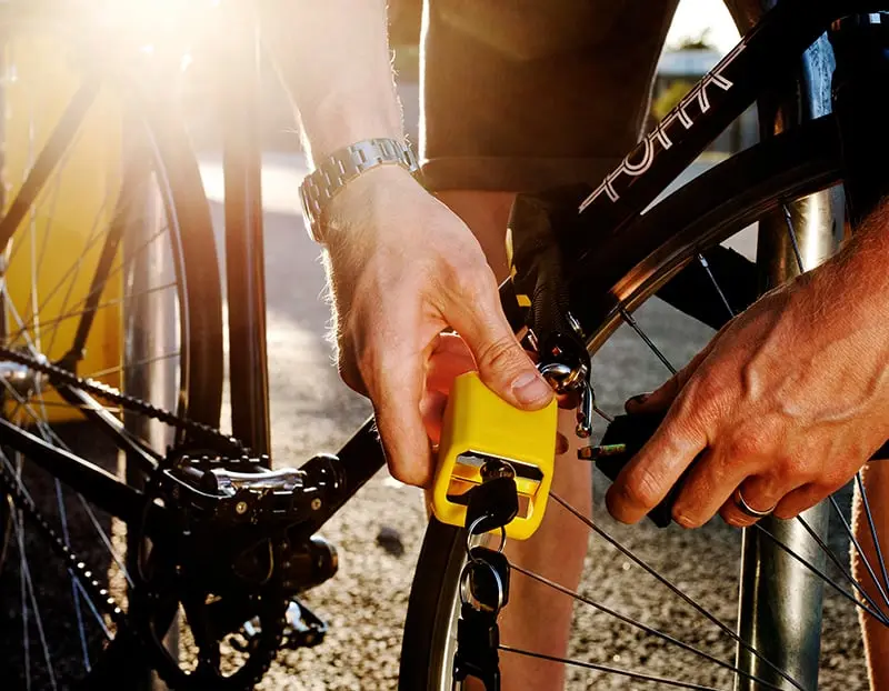 Tilbehør - Cykellås - HIPLOK Lite Wearable Chain Lock - Cyan