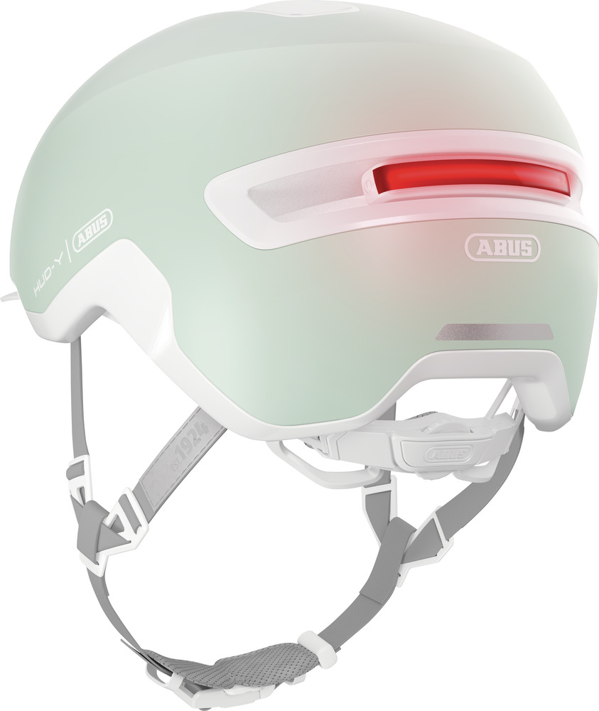 Beklædning - Cykelhjelme - Abus Hud-Y m. LED - Pure Mint