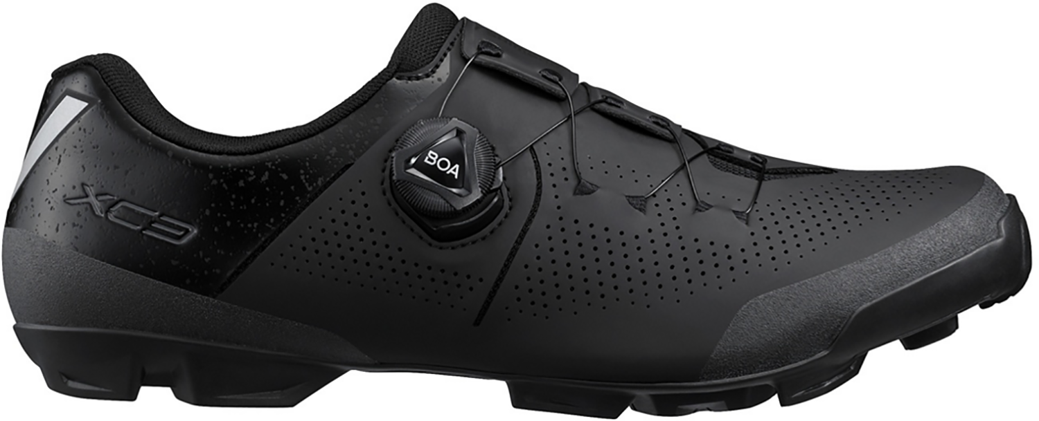 Beklædning - Cykelsko - Shimano XC302 SPD MTB Sko Wide (Bred) - Black